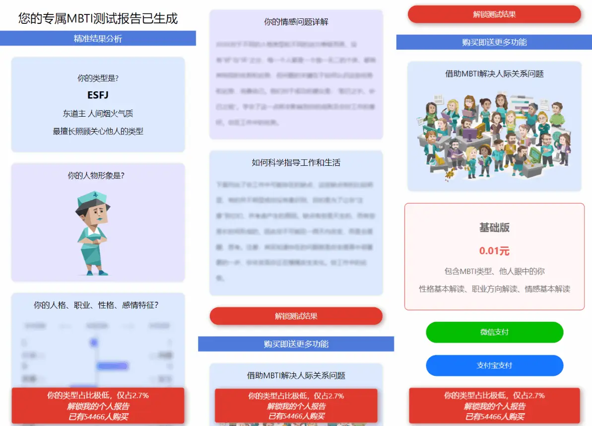 图片[4]-MBTI性格测试网站源码带h5端 亲测-山云部落 - 游戏资源下载 | 视频课程学习 | 云盘AI工具 - sy.team