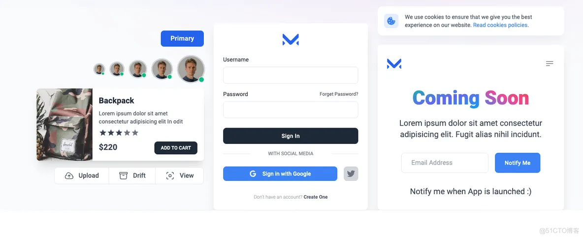 Meraki UI(基于Tailwind CSS构建的开源前端组件库)-山云部落 - 游戏资源下载 | 视频课程学习 | 云盘AI工具 - sy.team
