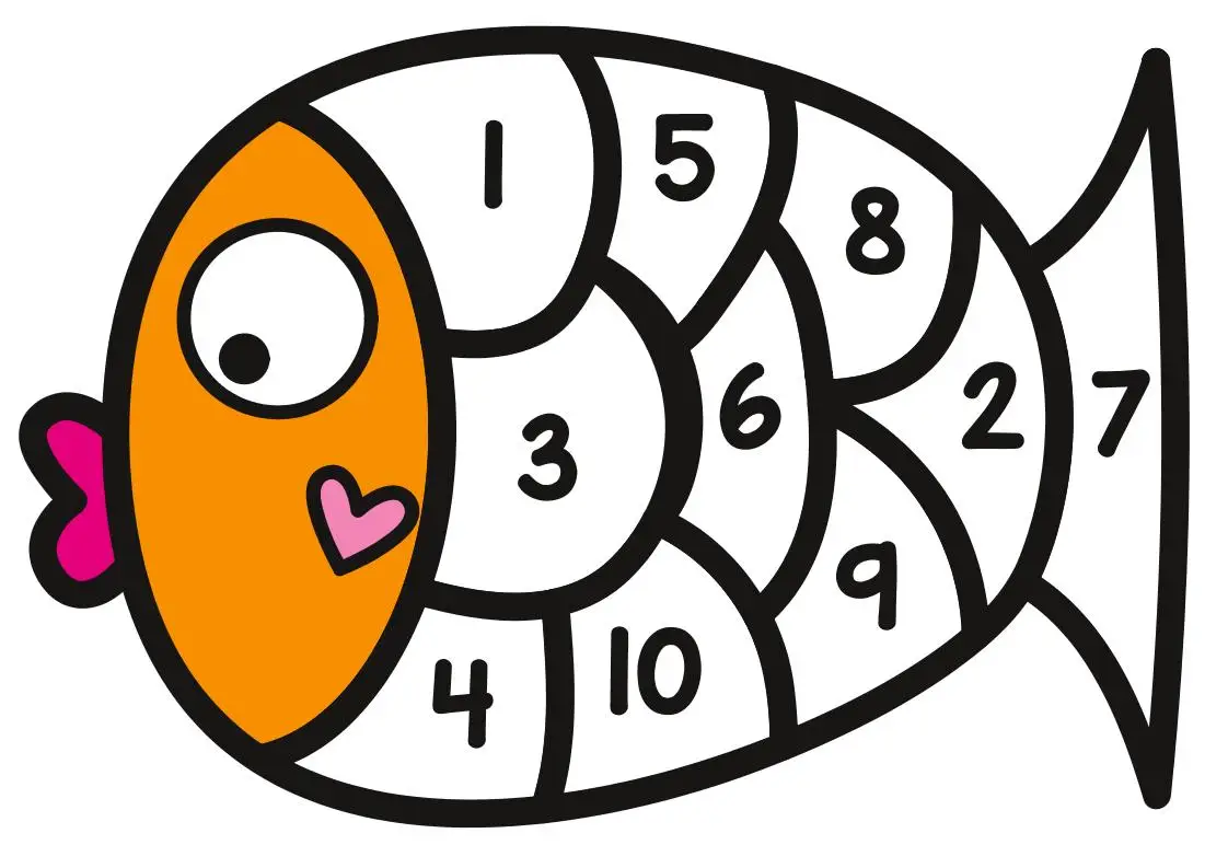 幼小衔接-小鱼数字拼图页-山云部落 - 游戏资源下载 | 视频课程学习 | 云盘AI工具 - sy.team