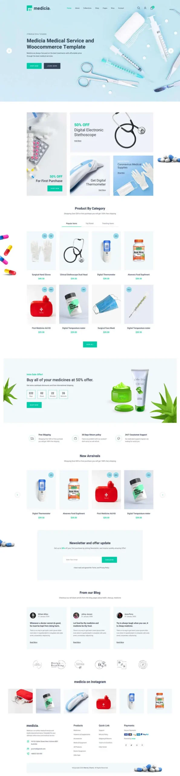 医疗保健医护用品html模板-山云部落 - 游戏资源下载 | 视频课程学习 | 云盘AI工具 - sy.team