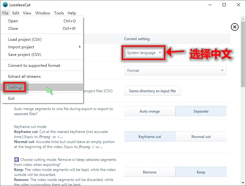 LosslessCut无损剪辑v3.68.0绿色版