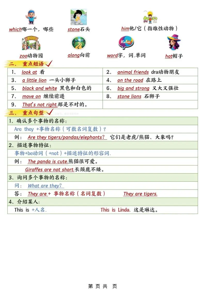 三下外研版英语1-6单元考点知识清单-山云部落 - 游戏资源下载 | 视频课程学习 | 云盘AI工具 - sy.team