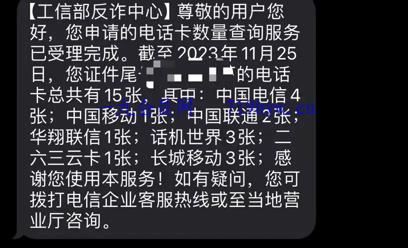 使用“一证通查”查询名下所有运营商电话卡-山云部落 - 游戏资源下载 | 视频课程学习 | 云盘AI工具 - sy.team