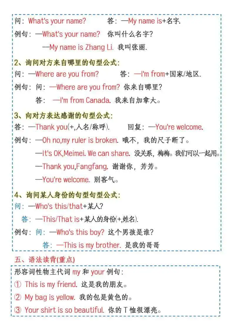 三年级下英语1-6单元知识点总结《人教版PEP》-山云部落 - 游戏资源下载 | 视频课程学习 | 云盘AI工具 - sy.team