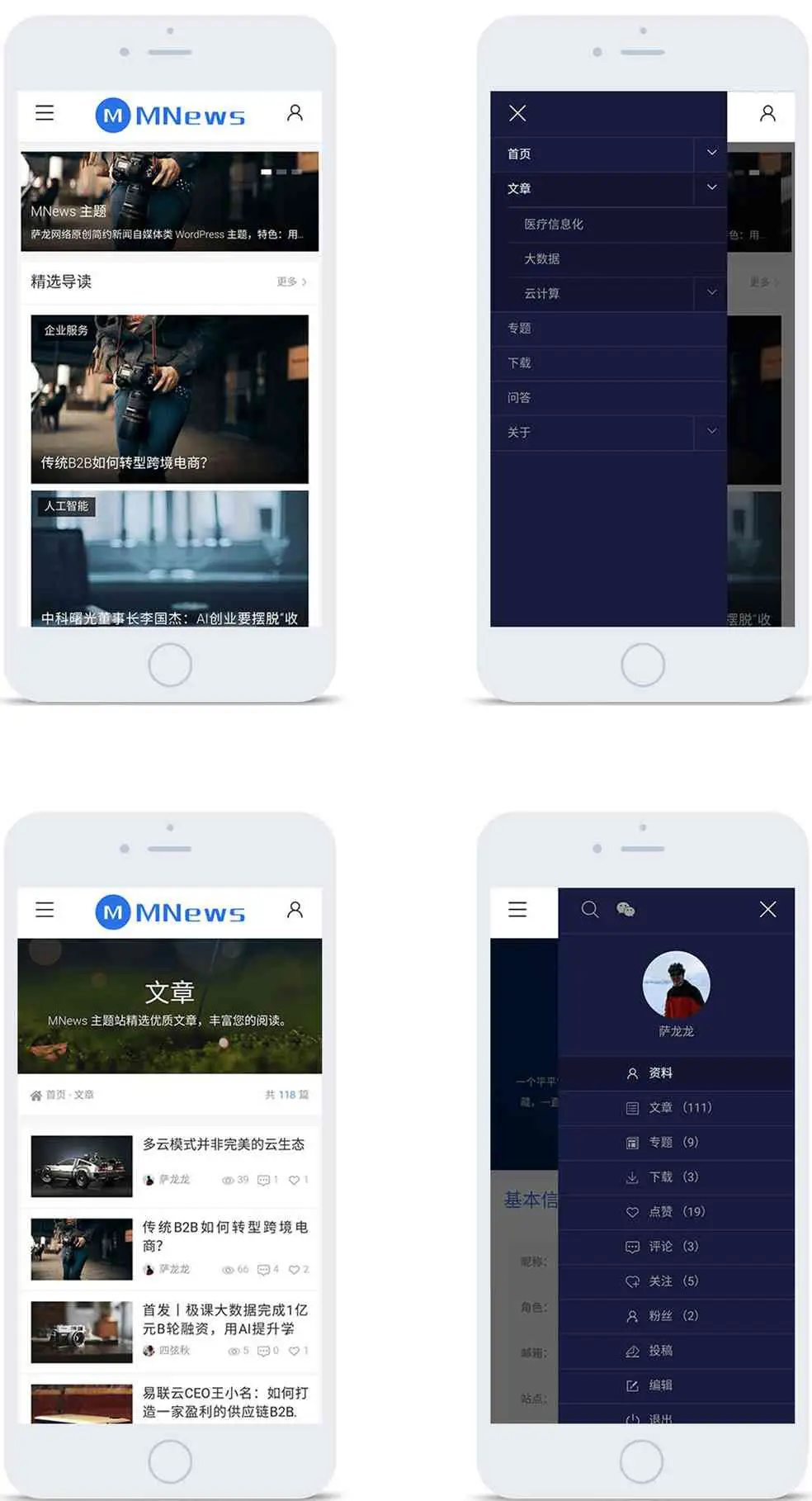 WordPress新闻自媒体主题MNews v2.4去限制开心版-山云部落 - 游戏资源下载 | 视频课程学习 | 云盘AI工具 - sy.team