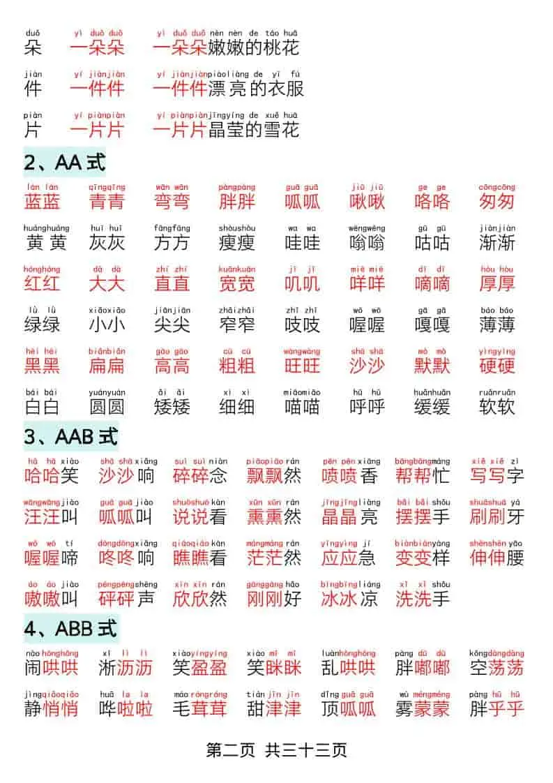 一年级下语文寒假预习-晨读晚背四大项-山云部落 - 游戏资源下载 | 视频课程学习 | 云盘AI工具 - sy.team